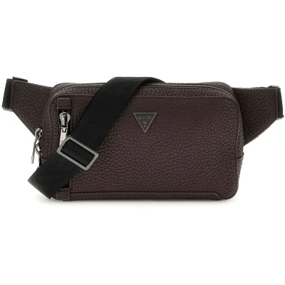 Afbeelding van GUESS Gordeltas Torino Bumbag Dark Brown Donkerbruin