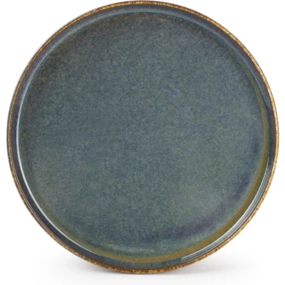 Afbeelding van BonBistro Plat bord 27,5cm groen Pila (Set van 3)