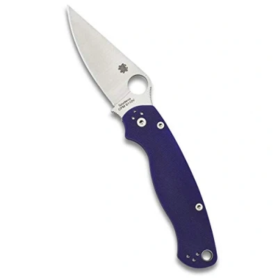 Afbeelding van Spyderco Zakmes Paramilitary 2 Dark Blue CPM S30V PE