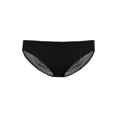 Afbeelding van Schiesser Slip microvezelstof kant zwart Invisible Lace Dames Onderbroek schwarz