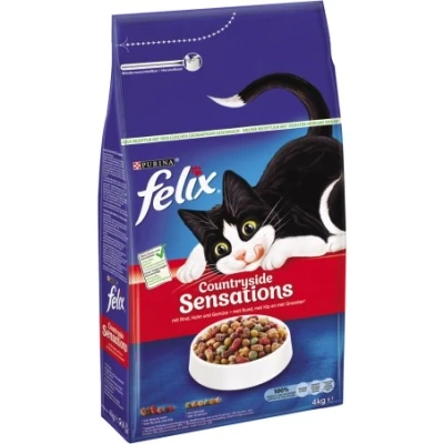 Afbeelding van Felix Countryside Sensations Rund&amp;Kip&amp;Groente Kattenvoer 1 kg