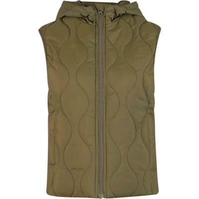 Afbeelding van Urban Classics Super Puffer Bodywarmer, Dames, Maat: 4XL, Olive