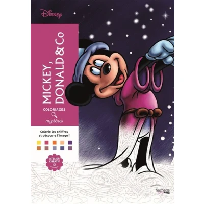 Image de Coloriages mystères Disney Mickey, Donald &amp; Co