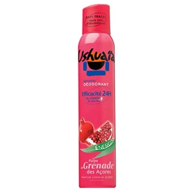 Afbeelding van Ushuaïa 24 uur werkzaamheid deodorant met granaatappelpulp uit de Azoren 200 ml bom