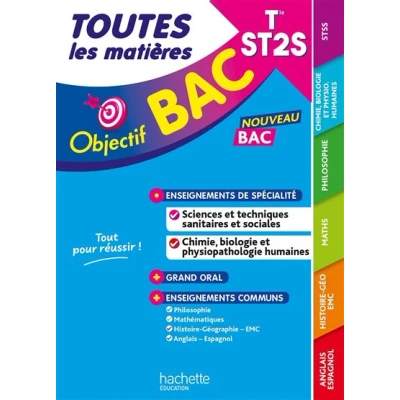 Image de Objectif BAC 2026 Terminale ST2S Toutes les matières