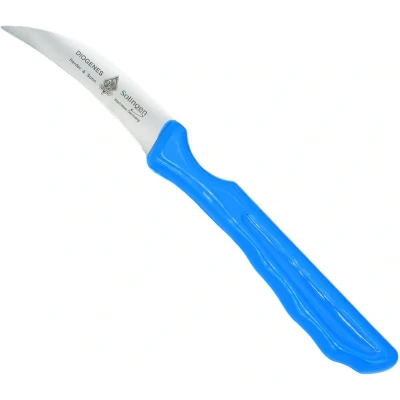 Afbeelding van Diogenes Solingen Champignonmesje 6cm Blauw RVS Ergonomisch