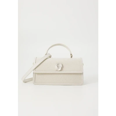 Afbeelding van Ted Baker Handtas Schoudertas Audris Canvas Rose Hardware Elongated Bag Ecru Crème