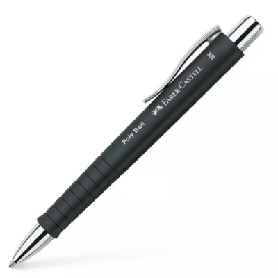 Afbeelding van Faber Castell Balpen FC Polyball XB op blister ass. kleuren