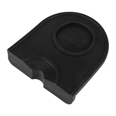 Afbeelding van 1 x antislip siliconen plaat voor poederpers, koffiepoeder in huis of bar (zwart)