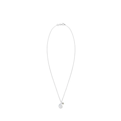 Afbeelding van Elli Halsketting Dames Schelp Hanger en Labradoriet Edelsteen in 925 Sterling Zilver