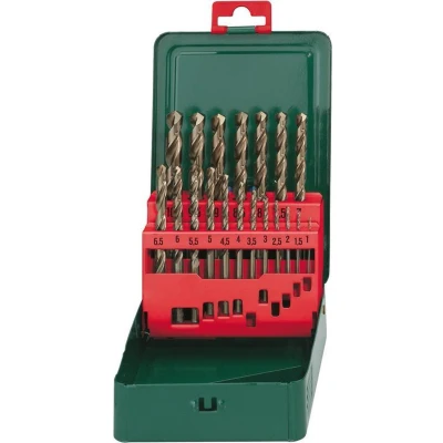 Afbeelding van Metabo 627157000 HSS Metaal spiraalboorset 19 delig Kobalt DIN 338 Cilinderschacht 1 set(s)