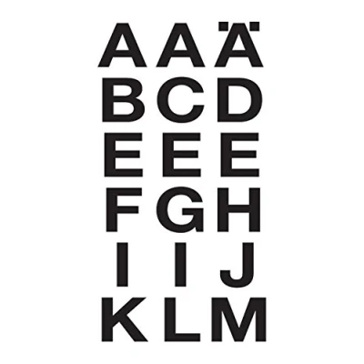 Afbeelding van Herlitz 830240 boeketiketten, klassieke zelfklevende etiketten, grote letters, 2 vellen, 18 stuks