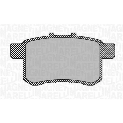 Afbeelding van MAGNETI MARELLI 363916060703 Remblokkenset Met akoestische slijtagewaarschuwing HONDA: ACCORD 8, 8 Kombi
