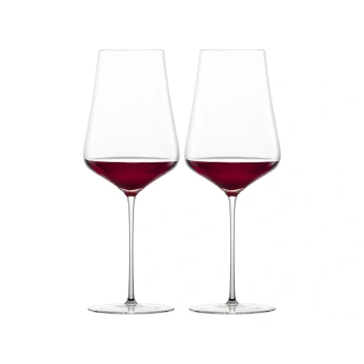 Afbeelding van Schott Zwiesel Bordeaux Rode Wijnglas 73 Cl Set Van 2 Transparant