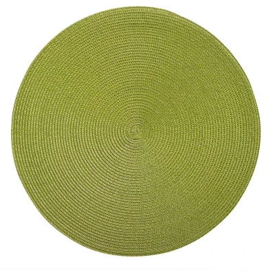 Afbeelding van Westmark Set van 4 placemats, Ø 38 cm, polypropyleen, groen, Saleen collectie: Circle