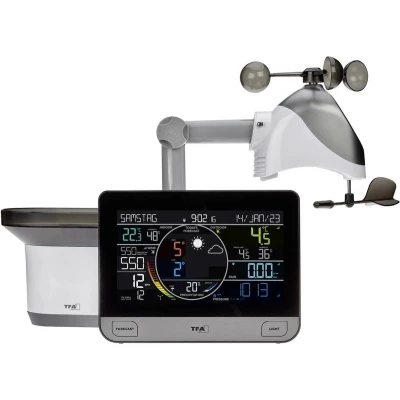 Afbeelding van TFA Dostmann WLAN View Pro 35.8003.01 WiFi weerstation Verwachting voor 7 dagen (alleen met WiFi) Aantal sensoren max.: