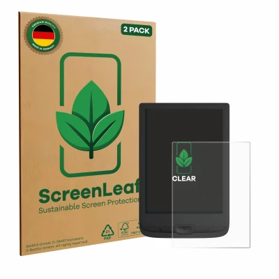 Afbeelding van ScreenLeaf Screenprotector voor PocketBook Basic Lux 4 Duurzame schermbescherming Folie Beschermfolie transparant (2 Stuks)