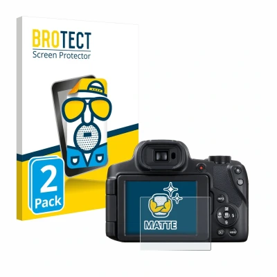 Afbeelding van BROTECT Screenprotector voor Canon PowerShot SX70 HS Folie Beschermfolie matte (2 Stuks)