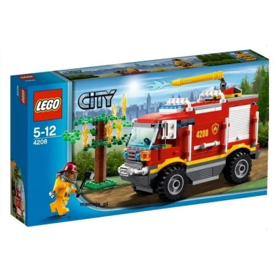 Afbeelding van LEGO City 4x4 Brandweerwagen 4208