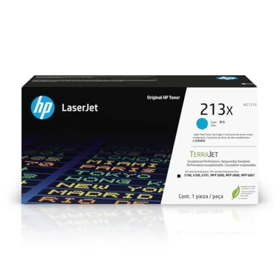 Afbeelding van HP 213X (W2131X) Toner Cyaan Hoge capaciteit