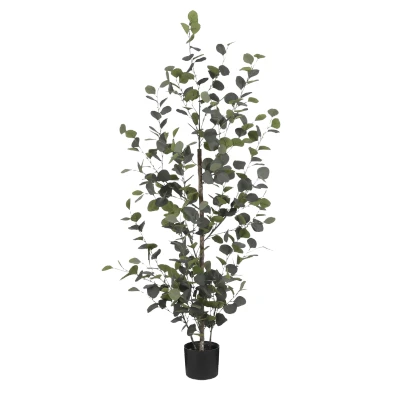 Afbeelding van Eucalyptus Kunstplant in Bloempot  H150 x Ø30 cm Groen