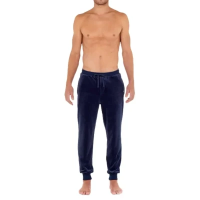 Afbeelding van HOM Catane Pyjamabroek, Heren, Maat: XL, Navy