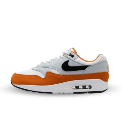 Afbeelding van Nike Sportswear AIR MAX 1 Sneakers laag, Heren, Maat: 44, White/black/monarch Leer en textiel