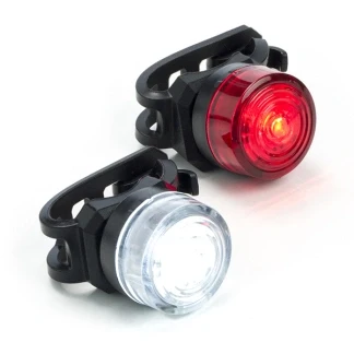Afbeelding van Fietsverlichtingset Batterijen (Rubberen riemen)