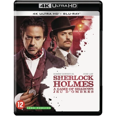 Afbeelding van Sherlock Holmes A Game Of Shadows (4K Ultra HD Blu ray)
