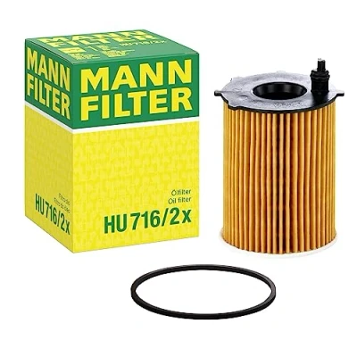 Image de MANN FILTER HU 716/2 x Filtre à huile pour Véhicule de tourisme + utilitaires