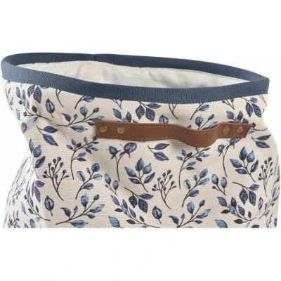 Afbeelding van Wasmand DKD Home Decor Blauw 30 x 40 cm Wit