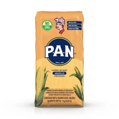 Image de Poêle à farine de maïs jaune précuite 1 kg
