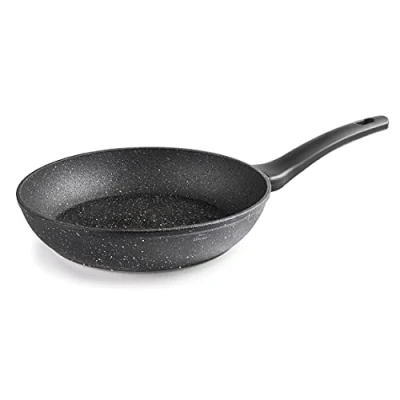 Afbeelding van Lacor 26832 Java Pan van gesmeed aluminium, 100% PFOA, steendeeltjes met antiaanbaklaag, volledige inductiebodem, Ø 32 x 5,5 cm, zwart