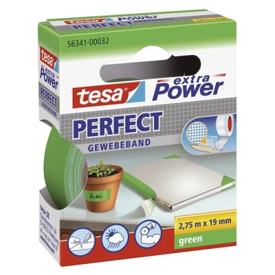 Image de Tesa extra power 563410003202 bande adhésive vert 19 mm x 2.75 m