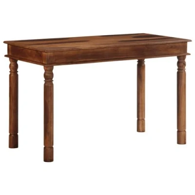 Image de vidaXL Table à manger 120x60x77 cm bois massif d&#039;acacia4102366