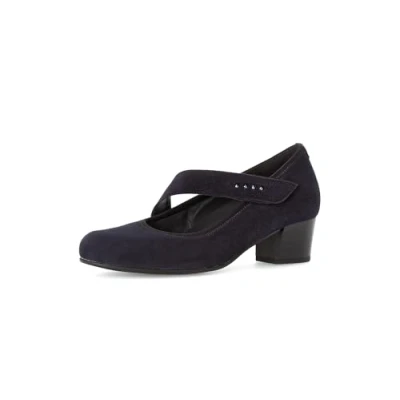 Afbeelding van Gabor Plateaupumps voor dames, Donkerblauw 46, 38 EU Large