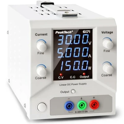 Afbeelding van Peaktech 6171 Labo voeding 0 30 V / 5 A DC