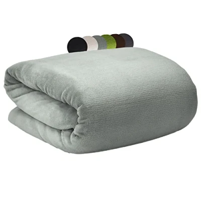 Afbeelding van Beautissu Aurelia Zacht Fleece Deken 150 x 200 cm Plaid Groen