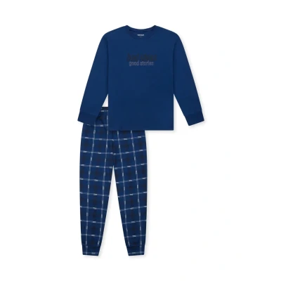 Afbeelding van Schiesser SET Pyjama, Heren, Maat: 152, Royal