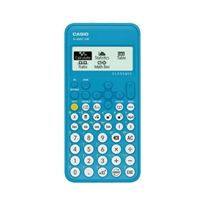 Afbeelding van Casio Wetenschappelijke rekenmachine blauw FX 83GTCW