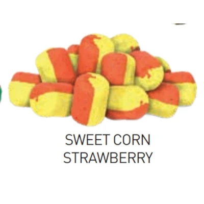 Afbeelding van Carp Zoom Duo Dumbell Wafters Sweetcorn Strawberry 8√ó12mm (15g) Hookbaits