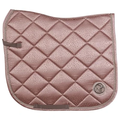Afbeelding van Harry&#039;s Horse Zadeldekje Reverso Leopard Dressuur taupe Full