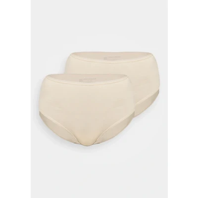 Afbeelding van Schiesser 2PACK MIDI SLIP Organic Cotton 95/5 Slip, Dames, Maat: 36, Sand