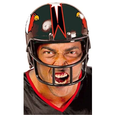 Afbeelding van Fiestas Guirca Helm American Football 20 X 26 Cm Zwart One size