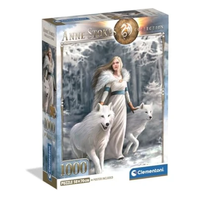 Afbeelding van Clementoni Puzzel 1000 Stukjes Anne Stokes Winter Guardians Voor Volwassenen