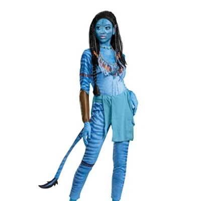 Afbeelding van Disguise 129239E Neytiri, officieel Disney Avatar kostuum, voor volwassenen, getoond, maat L (40 42)