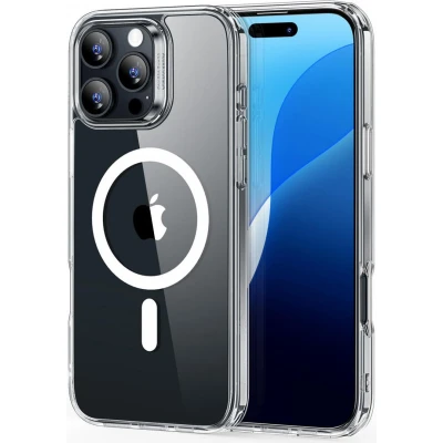 Afbeelding van ESR Classic Hybrid HaloLock Hoesje Geschikt voor Apple iPhone 16 Pro Max Compatibel met MagSafe en Back Cover Magneet Transparant