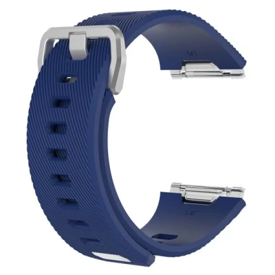 Afbeelding van Fitbit Ionic siliconen bandje met gesp Maat: Small donkerblauw