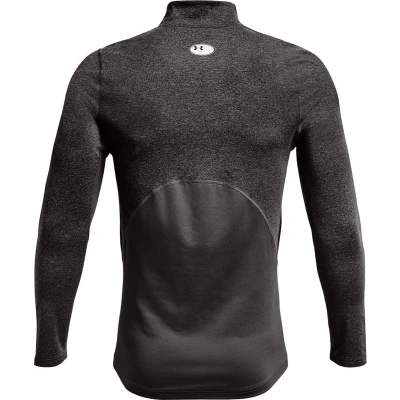 Afbeelding van Under Armour Fitted MOCK Longsleeve, Heren, Maat: XXL, Grau