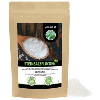 Image de Alpi Nature Flocons de Sel Gemme 250g, Gourmet d&#039;Espagne 0.1 8mm pour la Cuisine